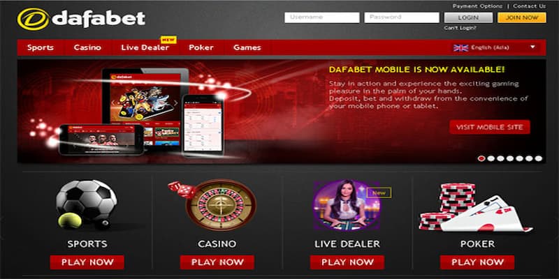 Có ưu điểm nào tại sảnh Casino của DAFABET?