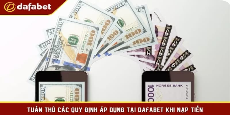 Điều kiện chung khi thực hiện giao dịch cập nhật số dư